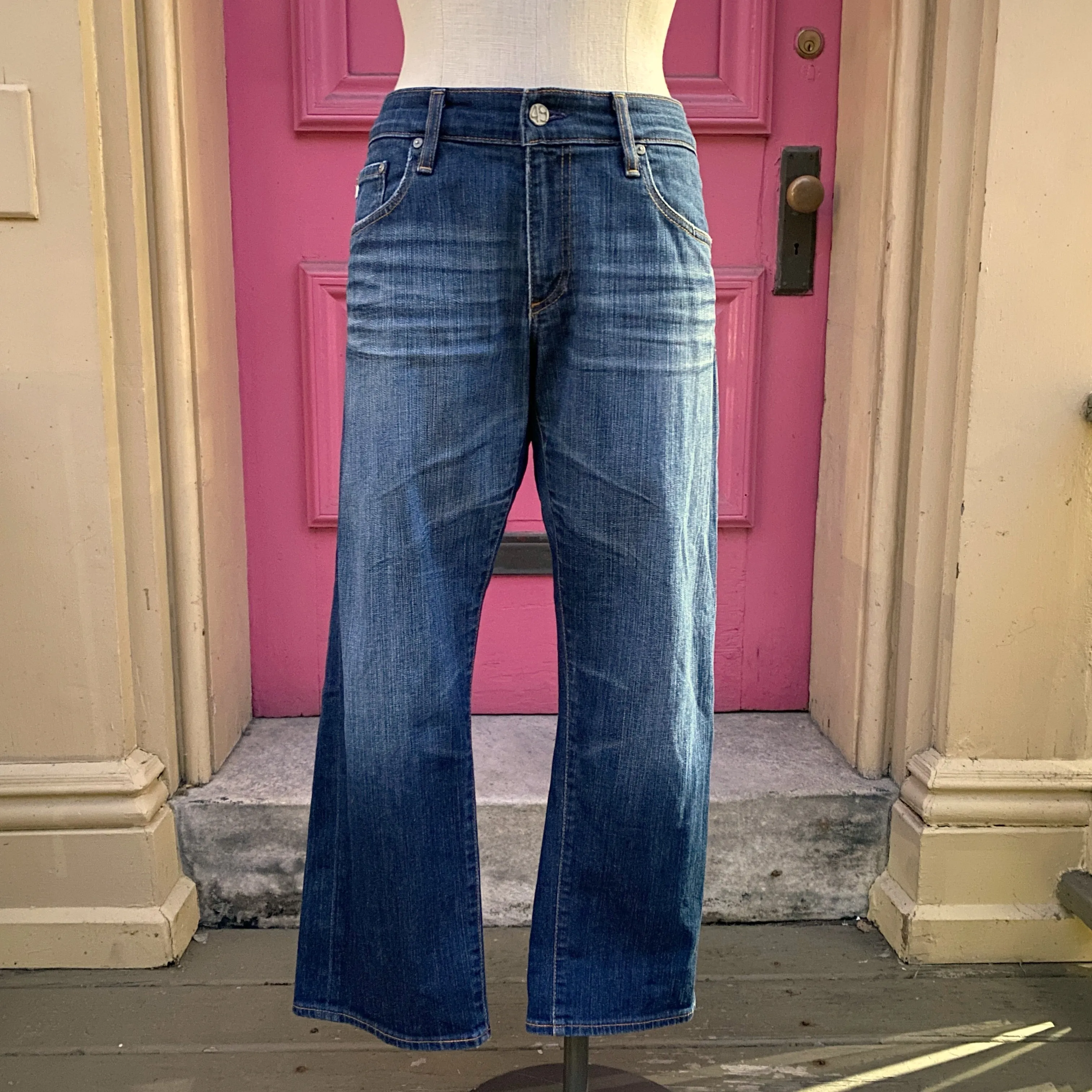 Adriano Goldschmied tomboy crop jeans size 14