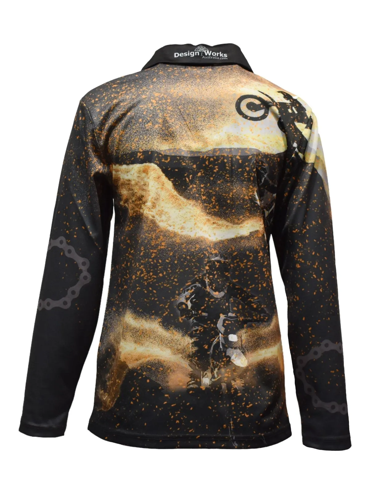 Adult Long Sleeve Sun Safe Shirts - Dirt Bikes