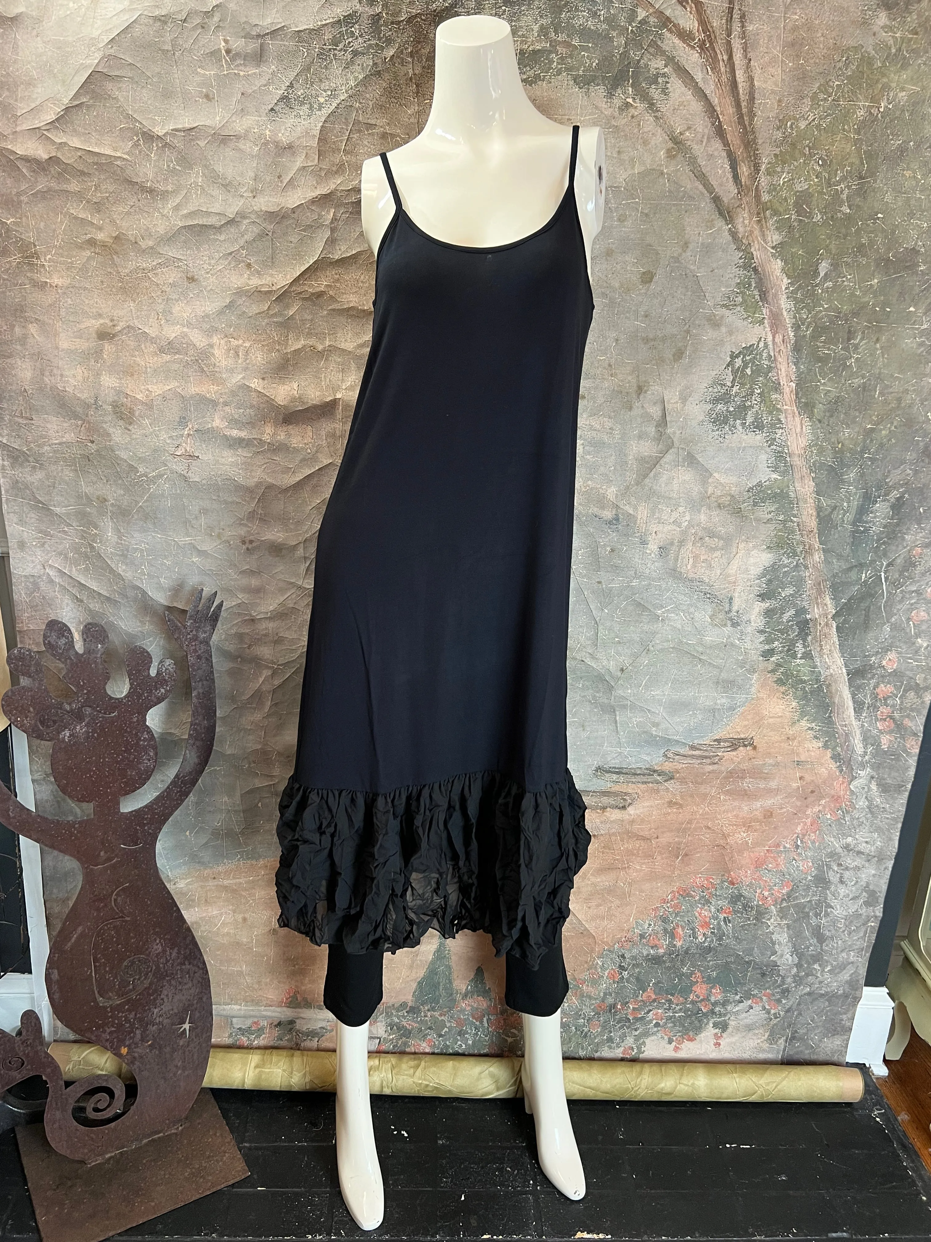 ALD-02 IYD Slip Dress-Black