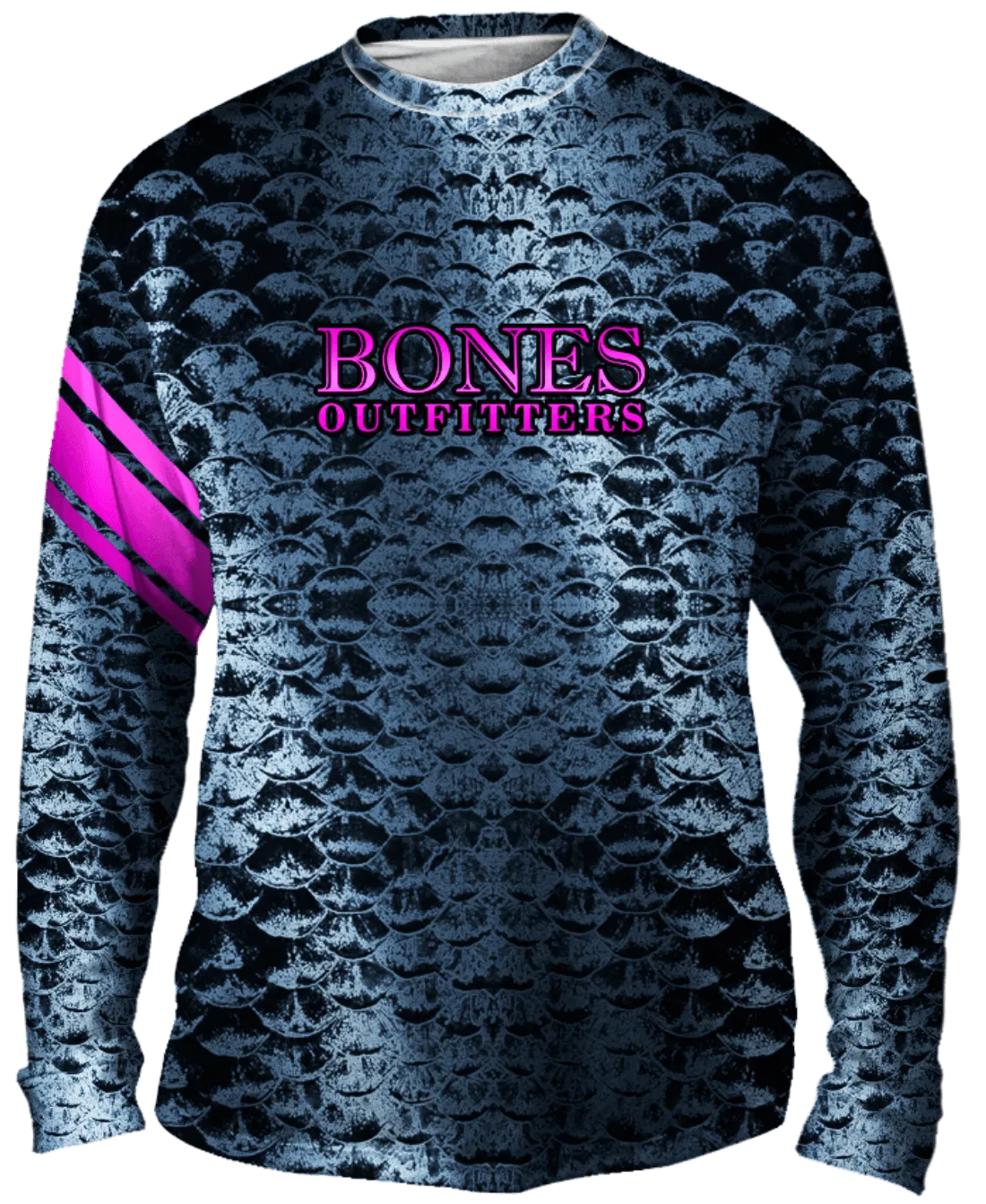 Bold Silver Scales Long Sleeve