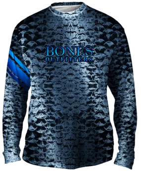 Bold Silver Scales Long Sleeve