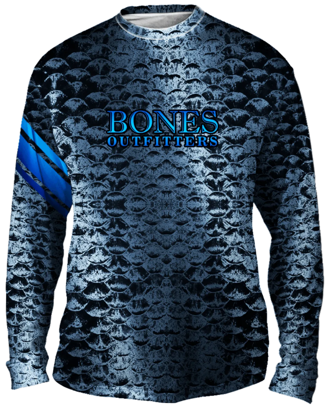 Bold Silver Scales Long Sleeve