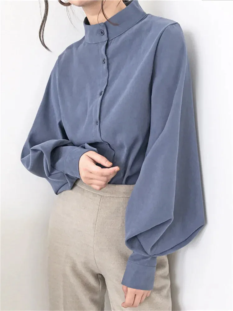 Chiffon Office Long Sleeve Blouse