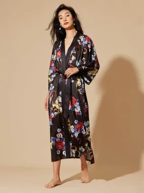 Dragon Floral Kimono Robe