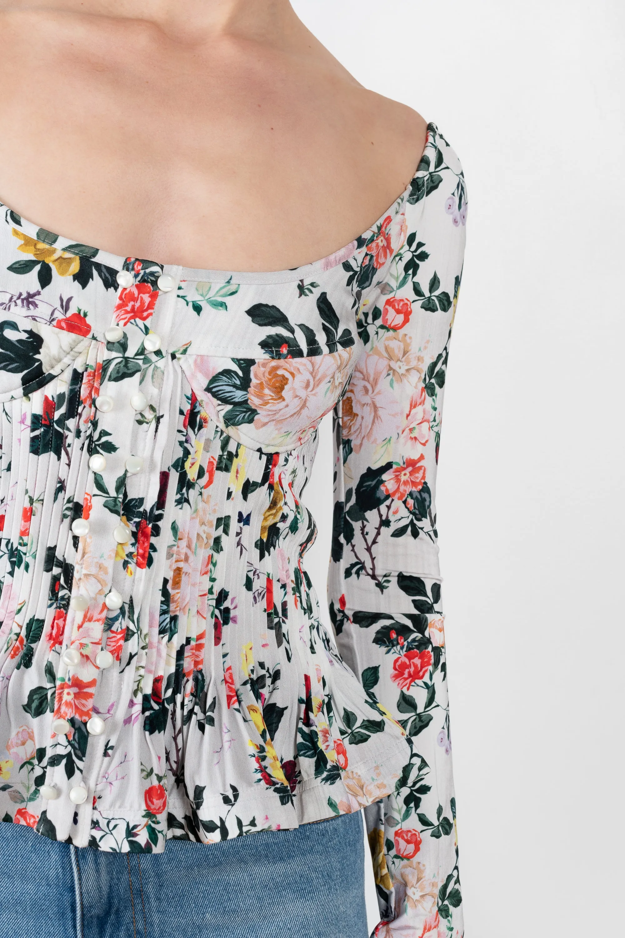 Floral Peplum Top