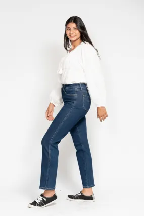 Judy Blue Mckenzie High Rise Tummy Control Top Straight Regular & Plus Sizes | sleekdenim.com