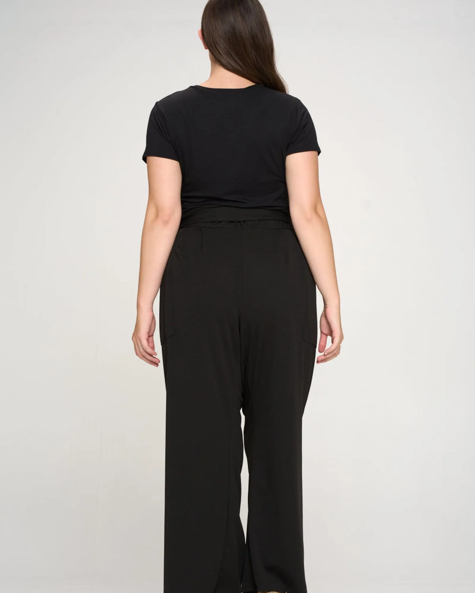 Kathleen Paperbag Pants | Black