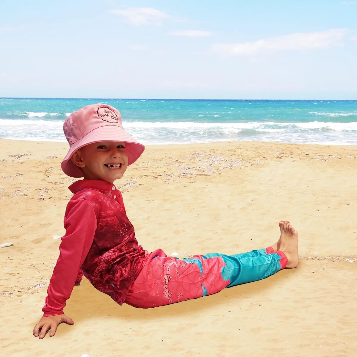 Kids Long Sleeve Sun Safe Shirts - Mermaids