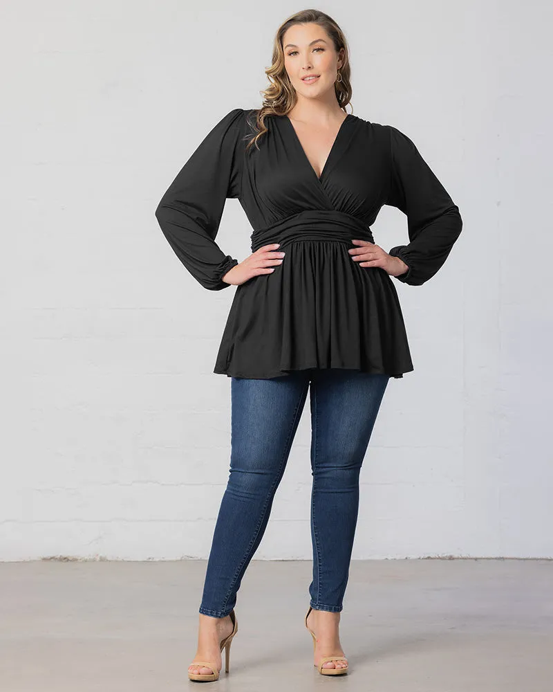 Leah Long Sleeve Tunic Top