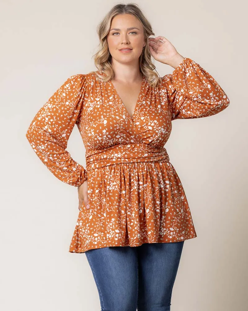 Leah Long Sleeve Tunic Top