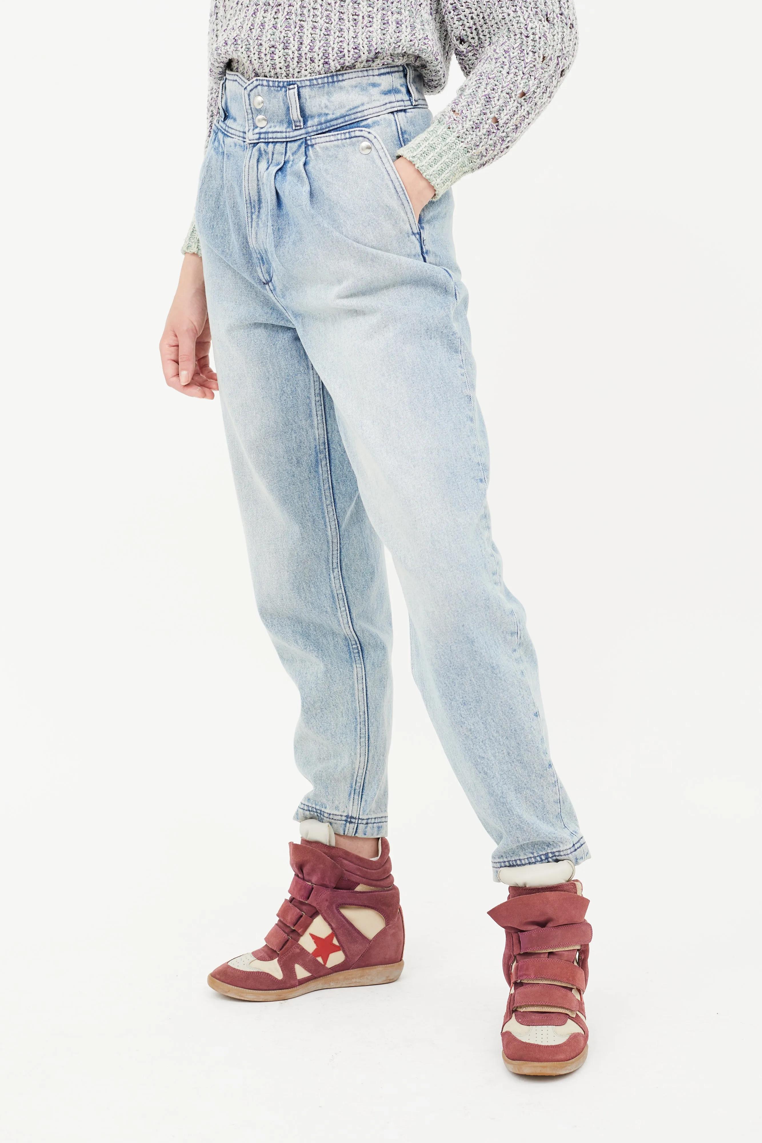 Light Wash Joppo High Rise Jeans