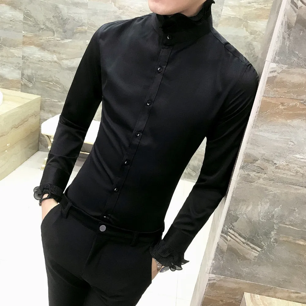 Long Sleeve Men Shirt High