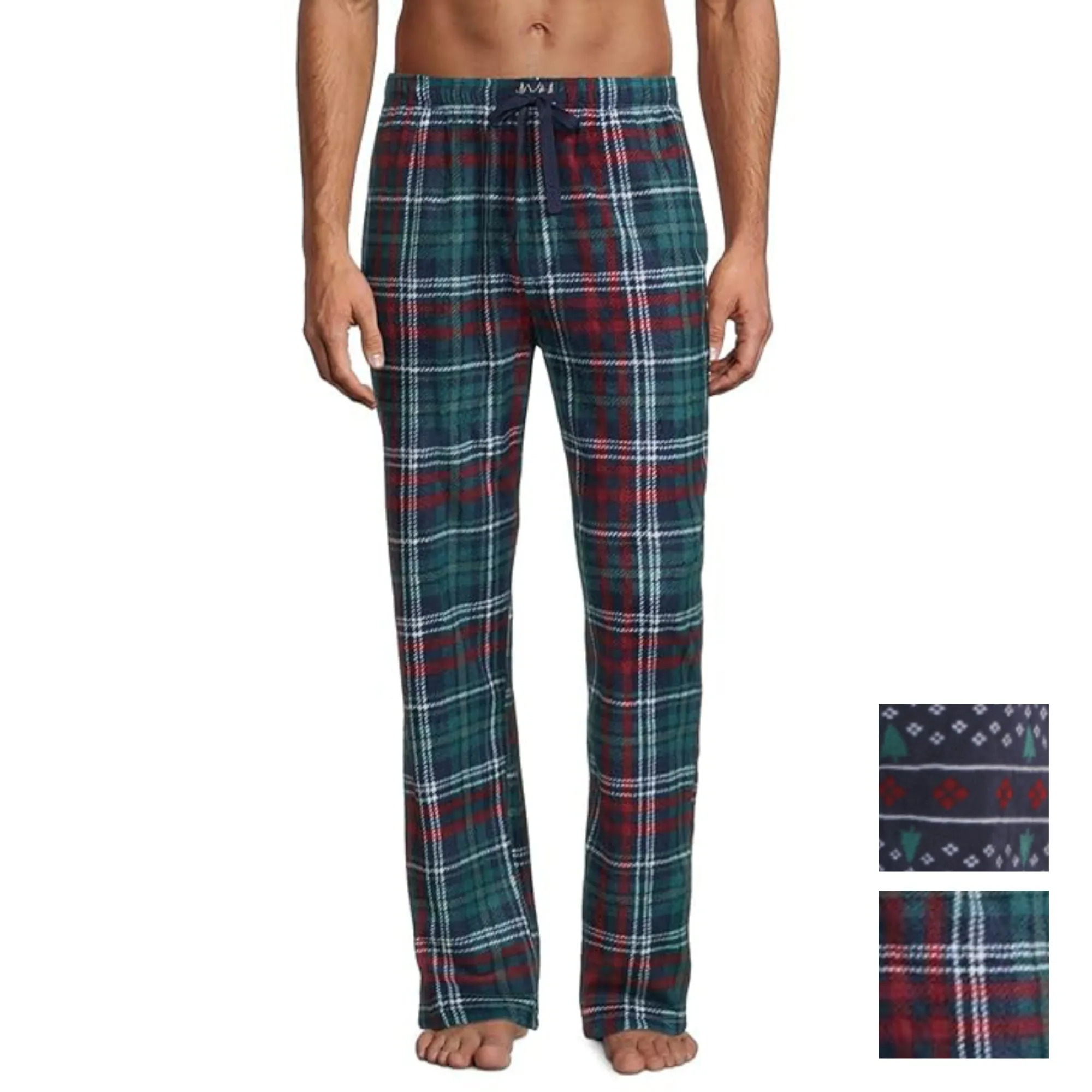 Lucky Brand Men's Soft Fleece Printed PJ Loungewear Sleep Pants