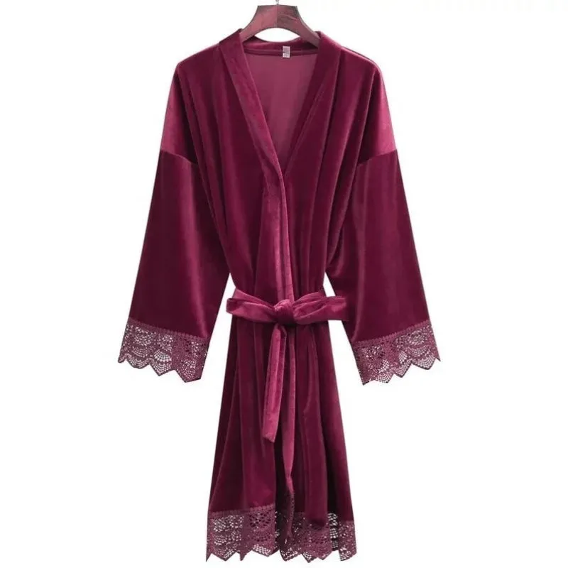 Luxurious Short Robe For Women