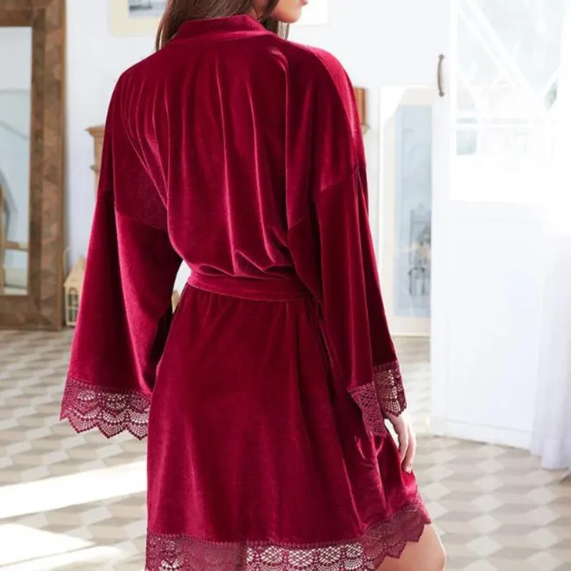 Luxurious Short Robe For Women