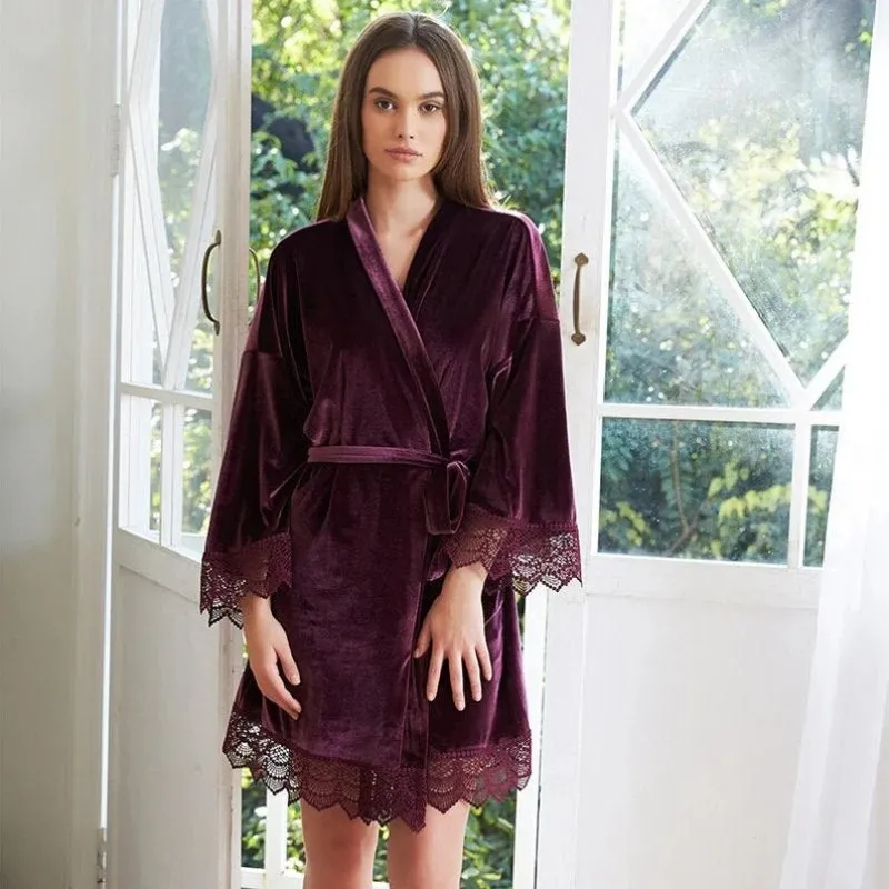 Luxurious Short Robe For Women