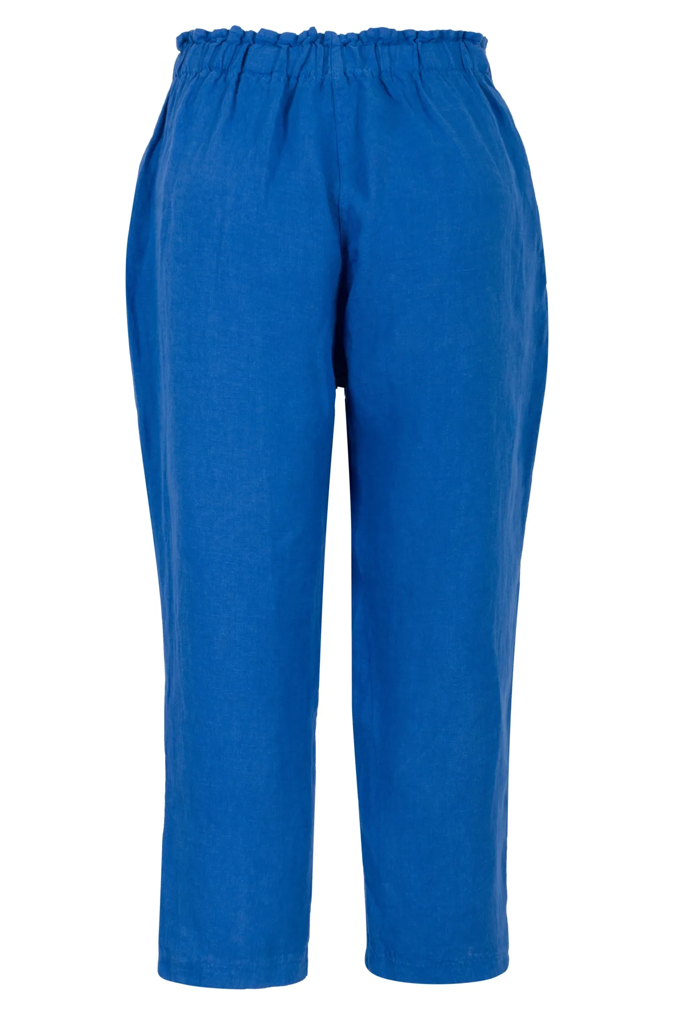 Made in Italy Mid Calf Pants | AZURE | 0206A1