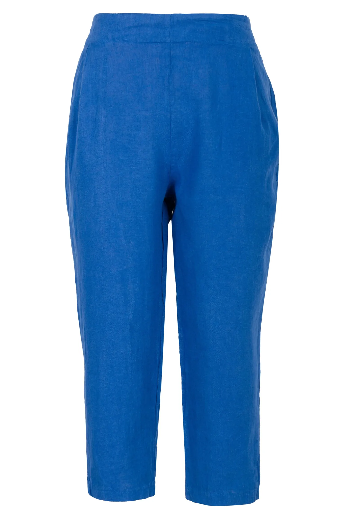 Made in Italy Mid Calf Pants | AZURE | 0206A1