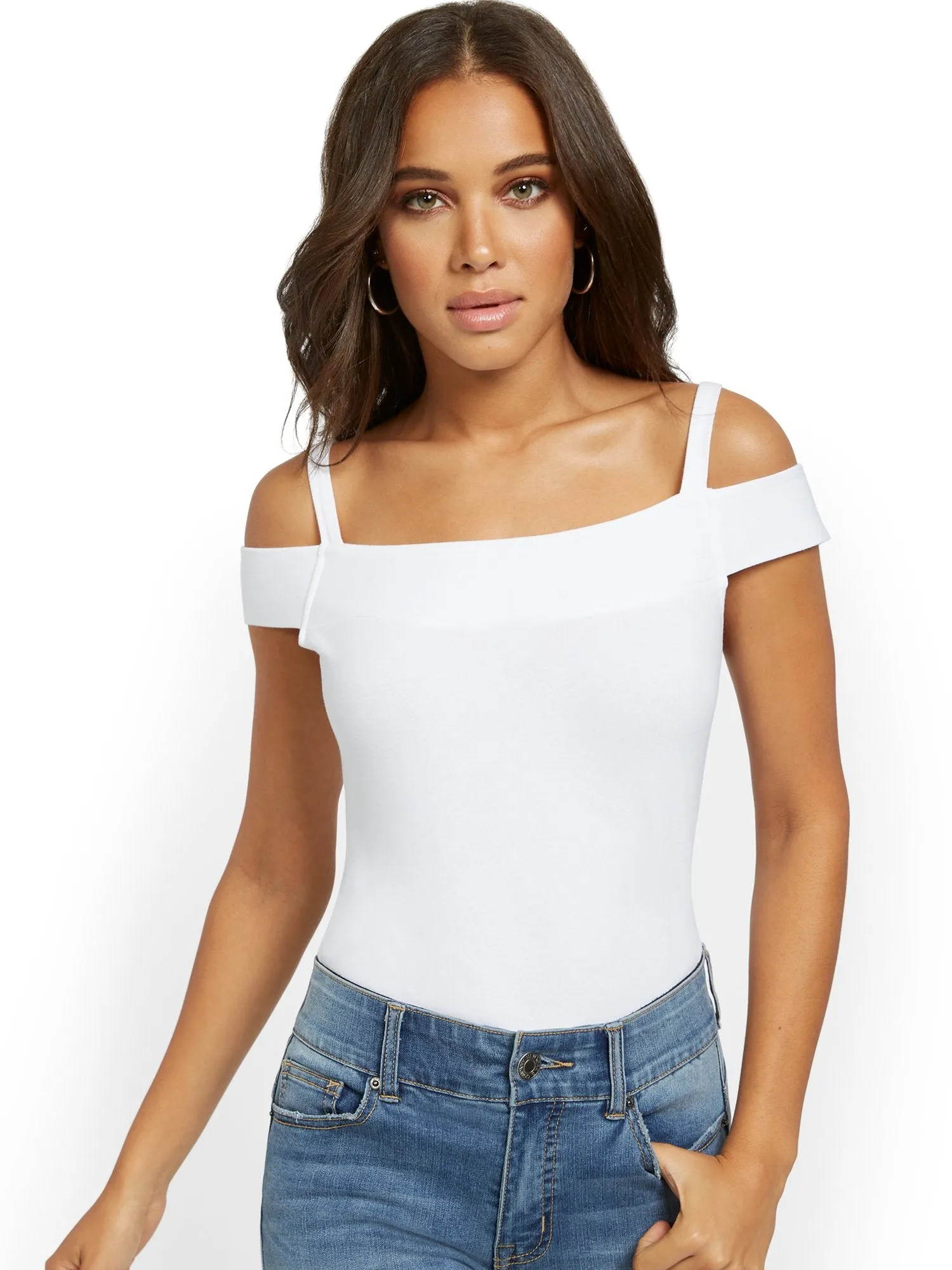 Manhattan Off-Shoulder Tee