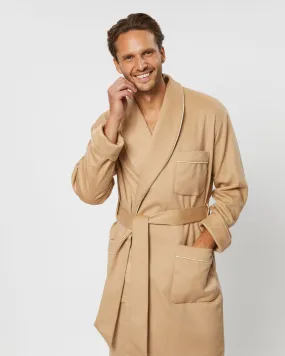 Men's Cashmere Robe - Camel