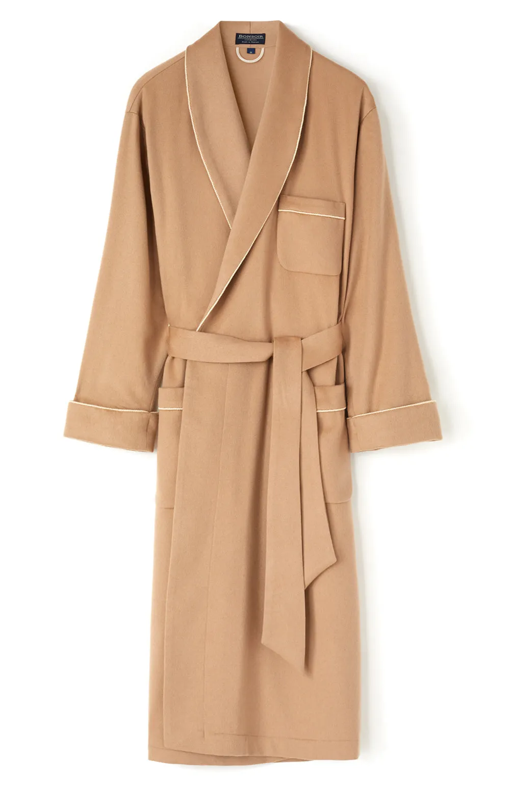 Men's Cashmere Robe - Camel