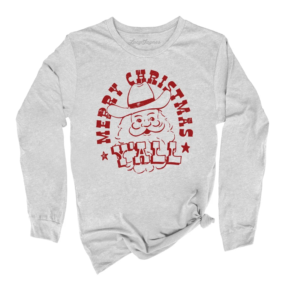 Merry Christmas Y'all Long Sleeve Tee