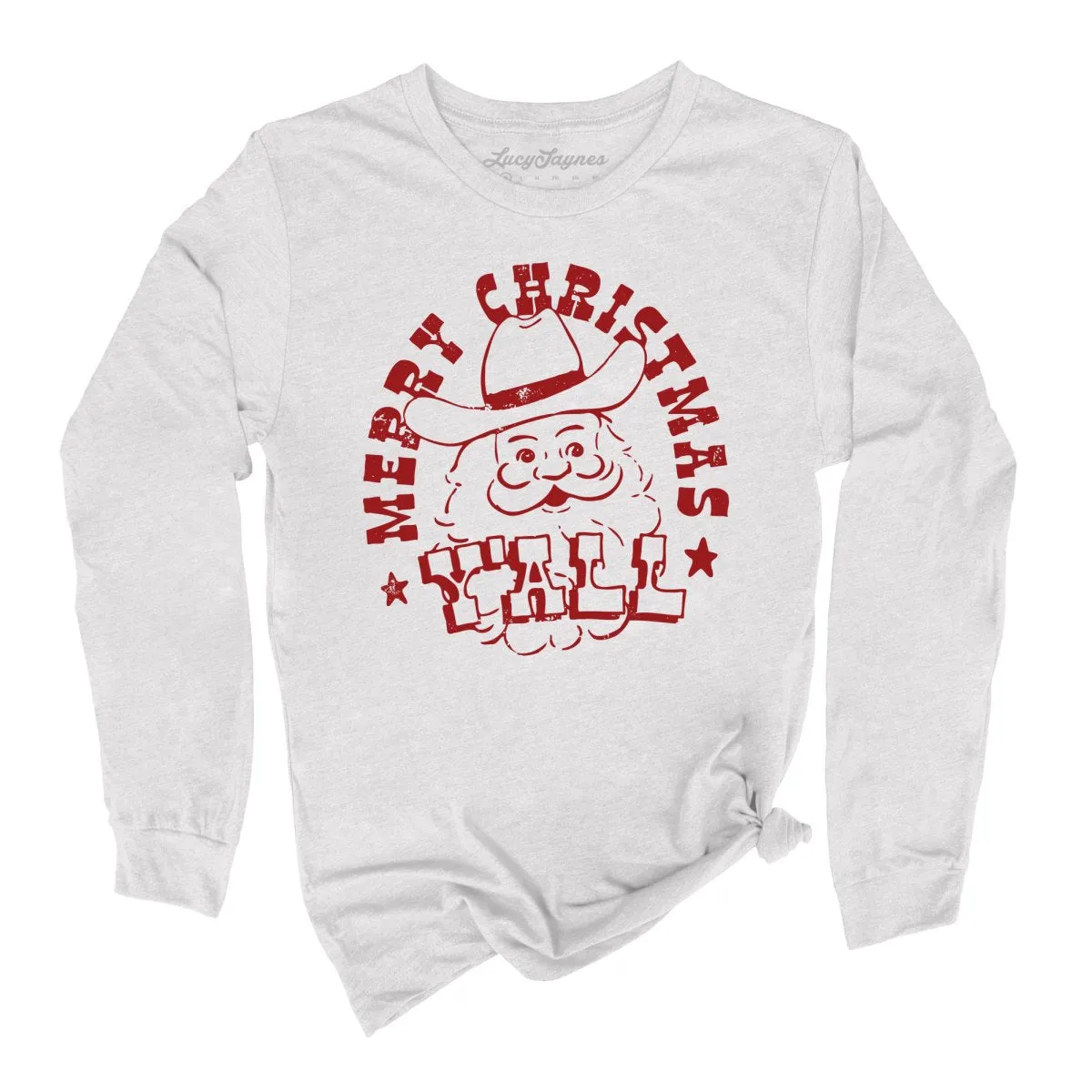 Merry Christmas Y'all Long Sleeve Tee