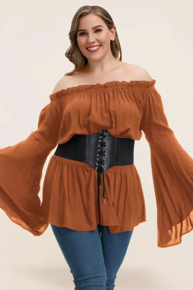 Off Shoulder Rayon Tops