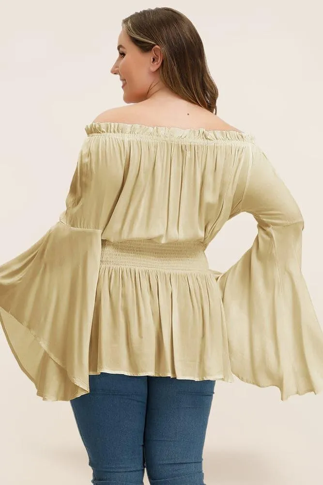 Off Shoulder Rayon Tops