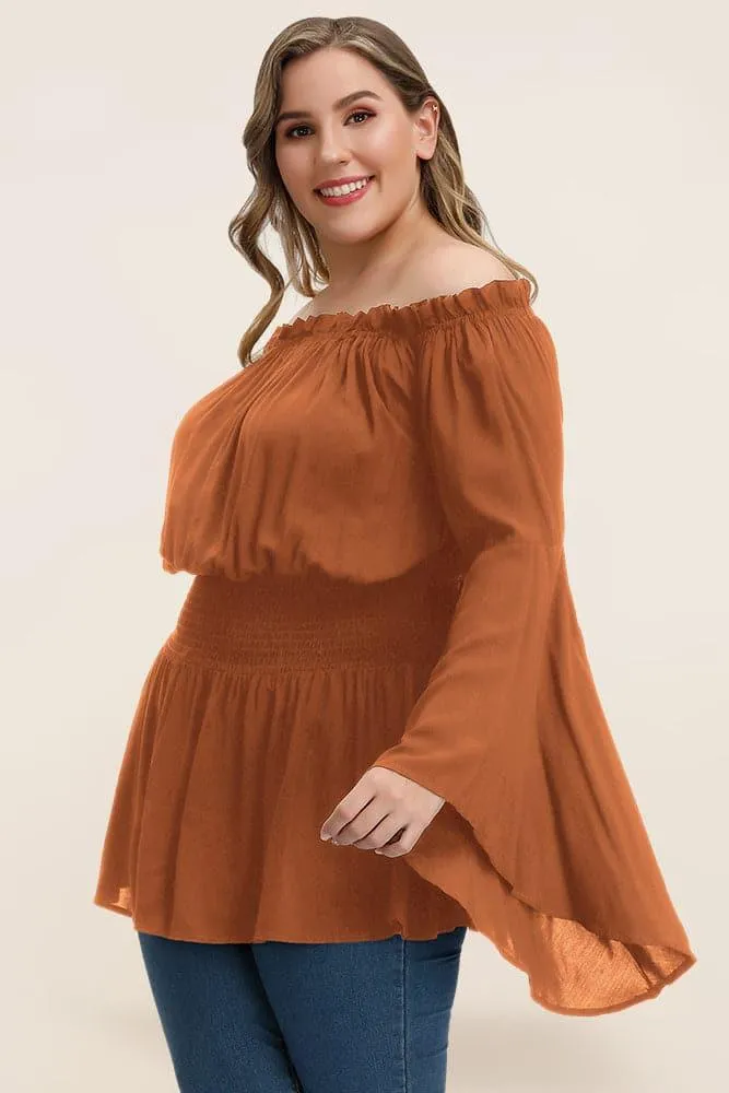 Off Shoulder Rayon Tops