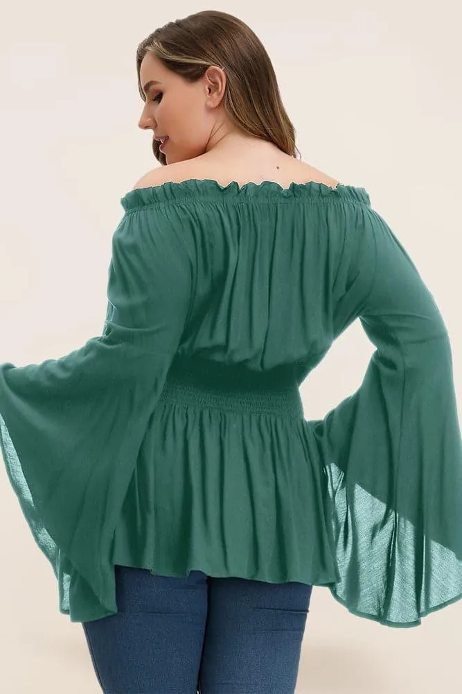 Off Shoulder Rayon Tops