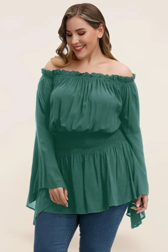 Off Shoulder Rayon Tops