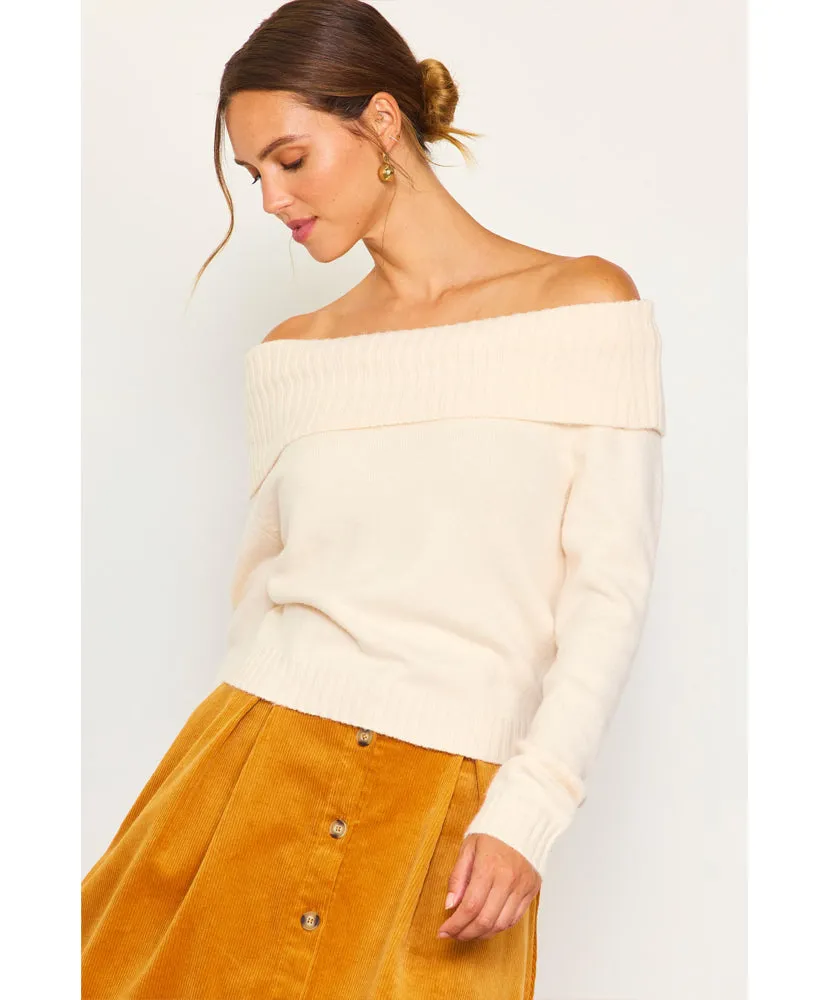 Olivia Off The Shoulder Sweater