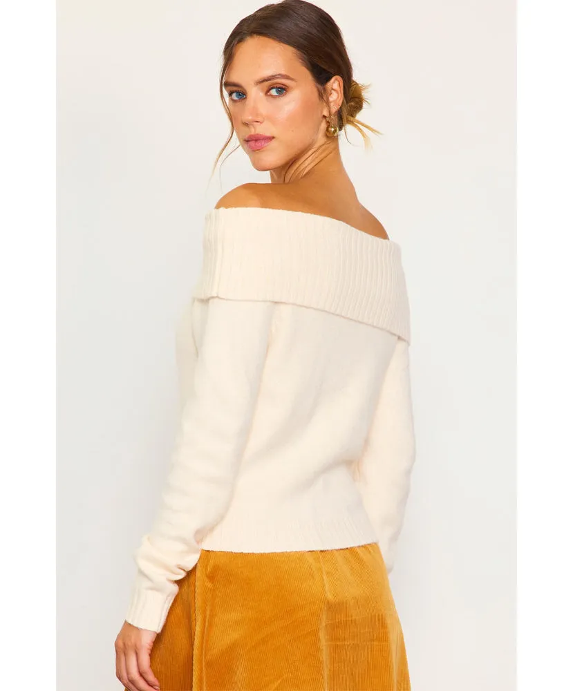 Olivia Off The Shoulder Sweater