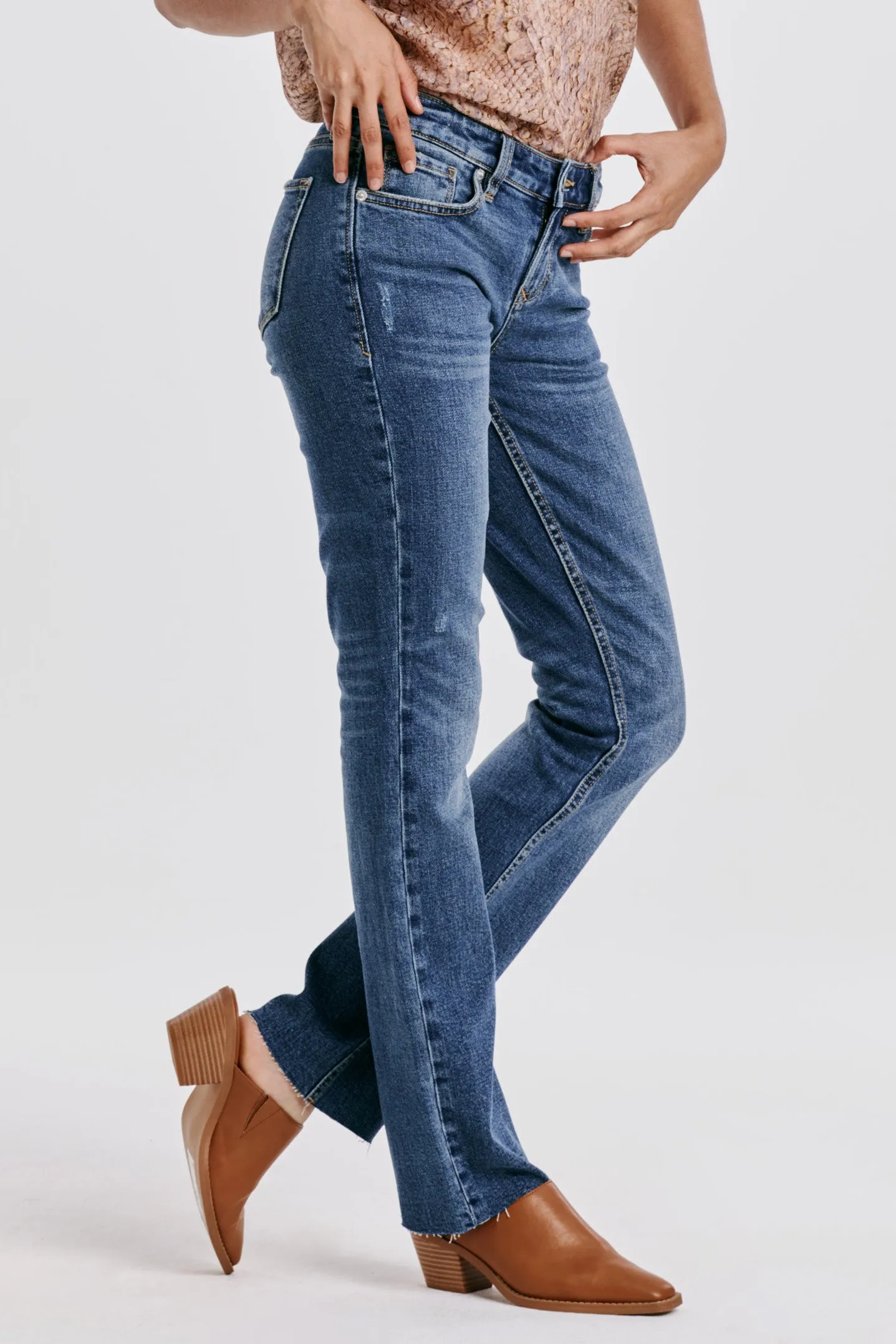 Playback Mid Rise Slim Straight Jeans Everett