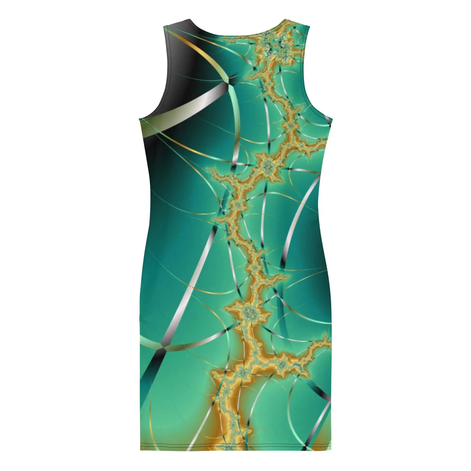 "Cosmic Twist" Collection -  Print All Over Mini Dress