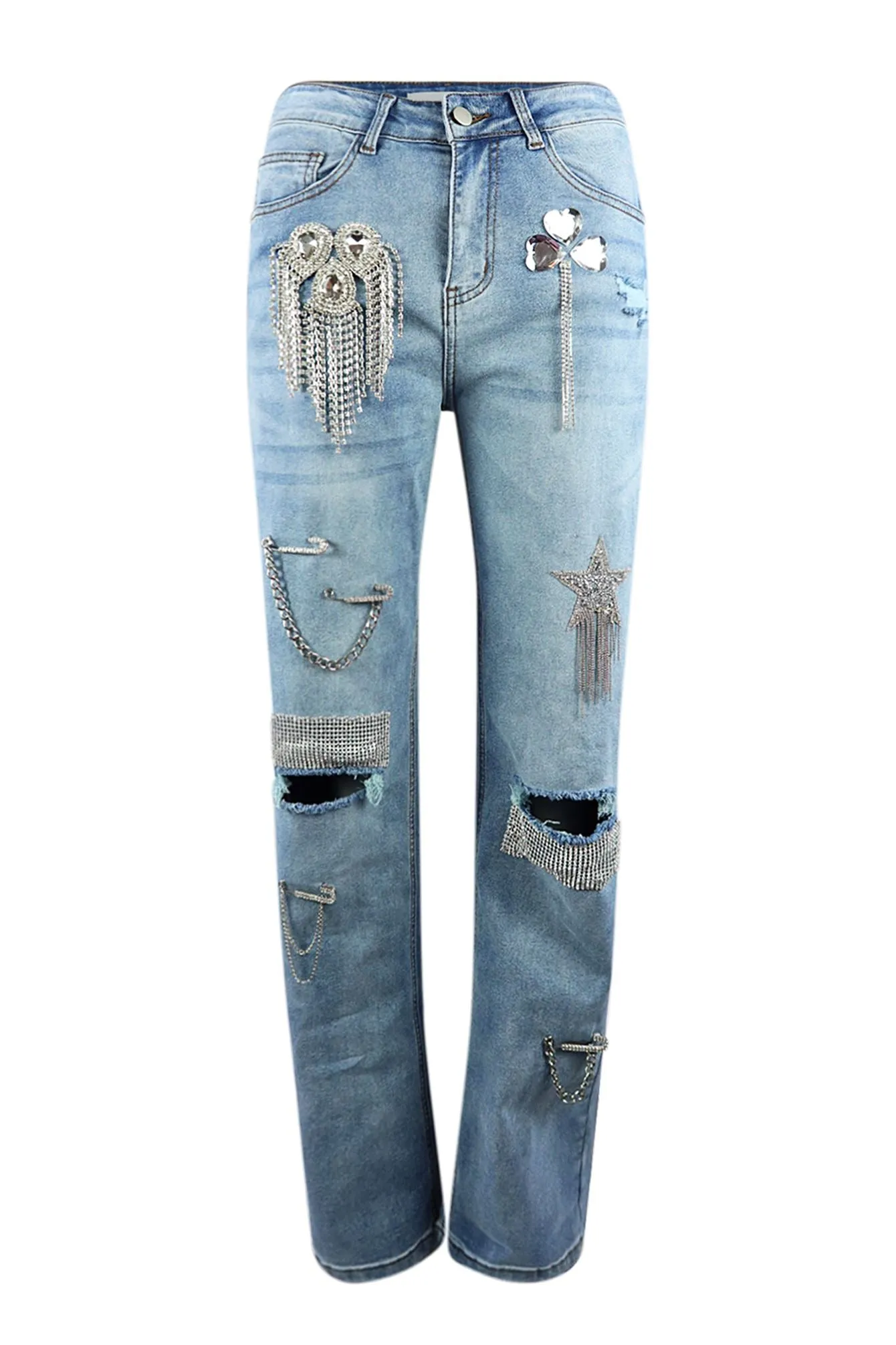 Secret Gem Rhinestone Jeans