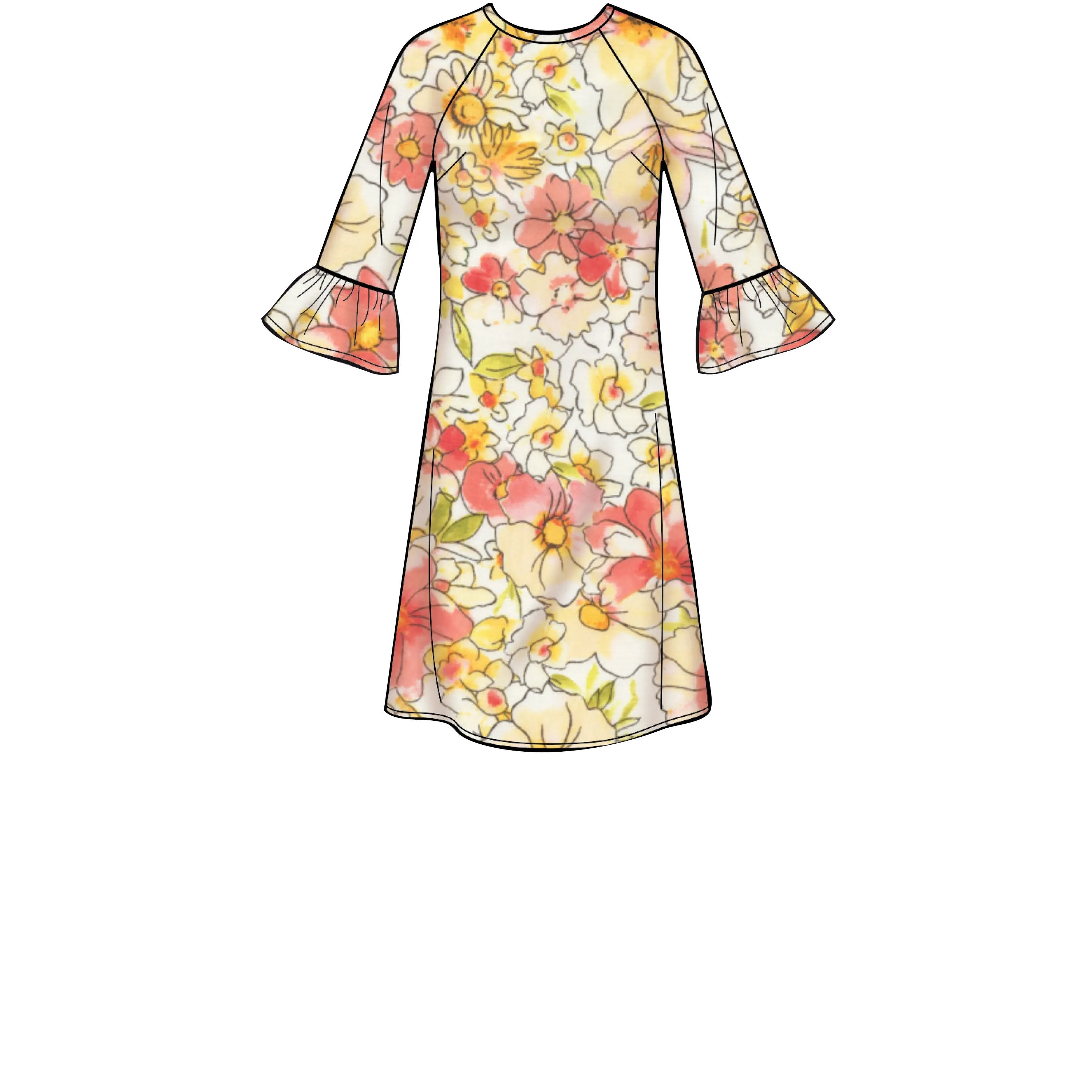 Simplicity Pattern 8909 slip-on dresses pattern