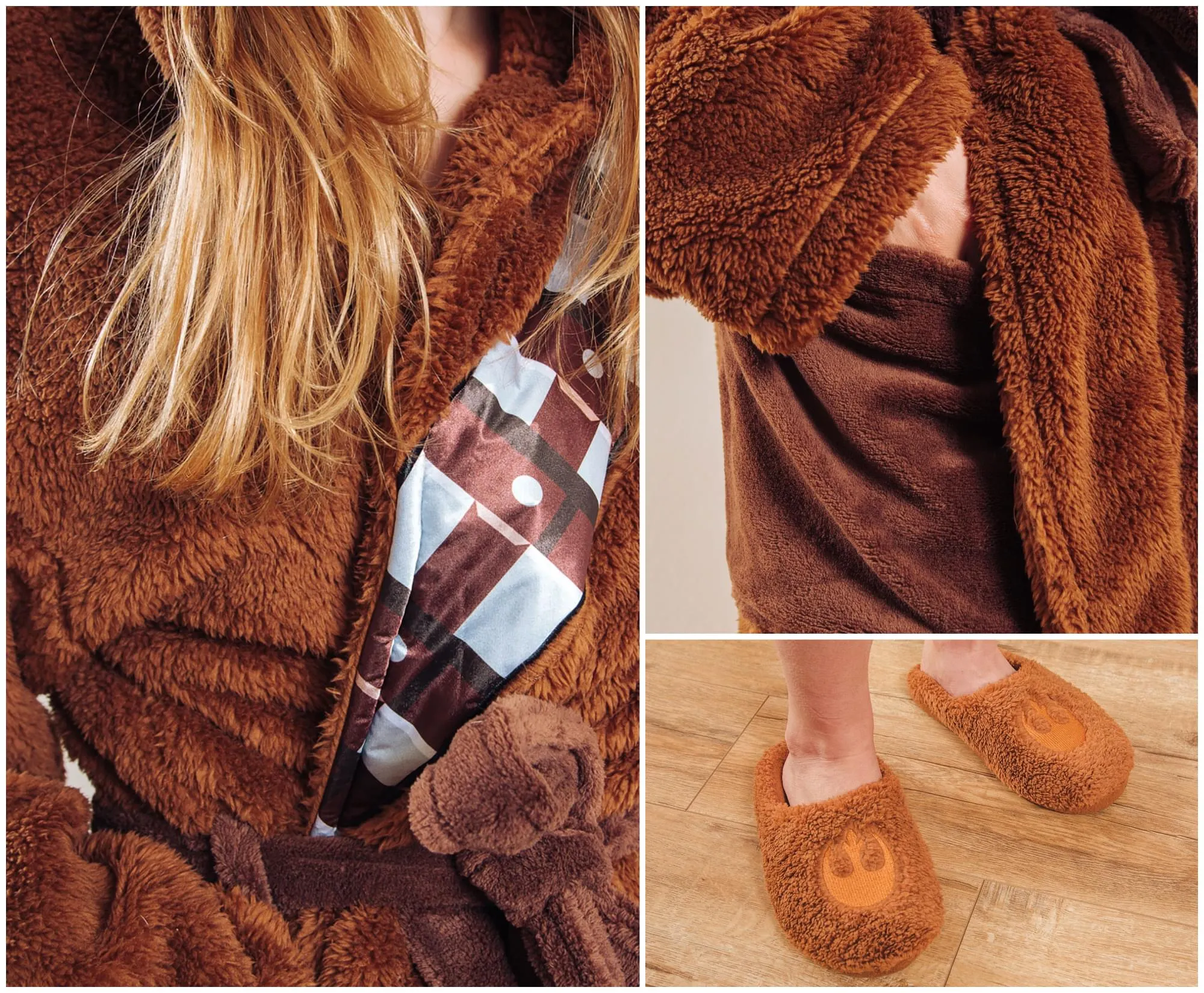 Star Wars Chewbacca Robe and Slipper Set for Adults