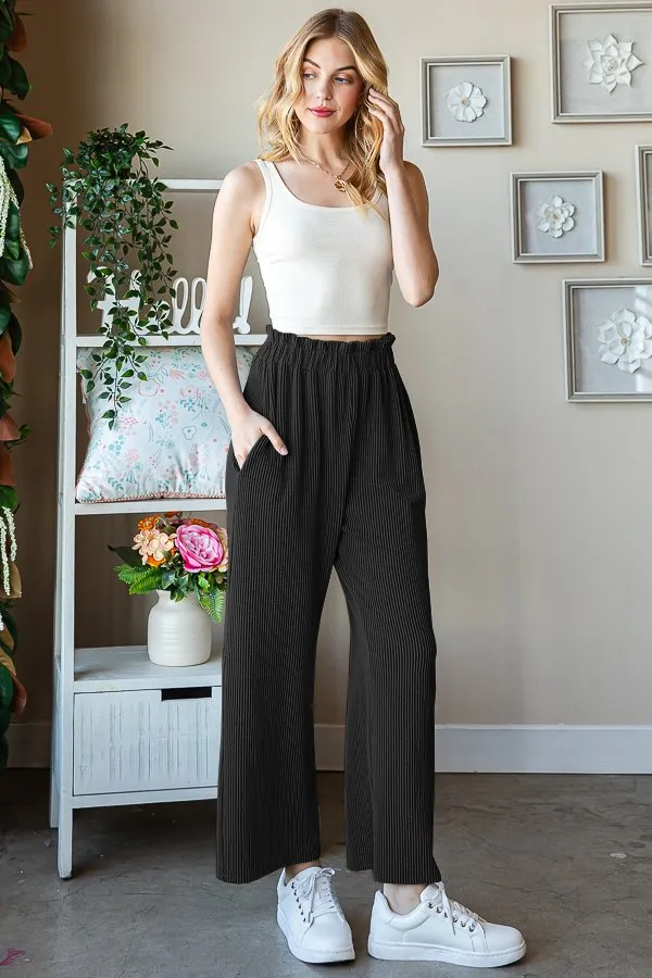 THE CURVY URBAN RIBBED PANTS