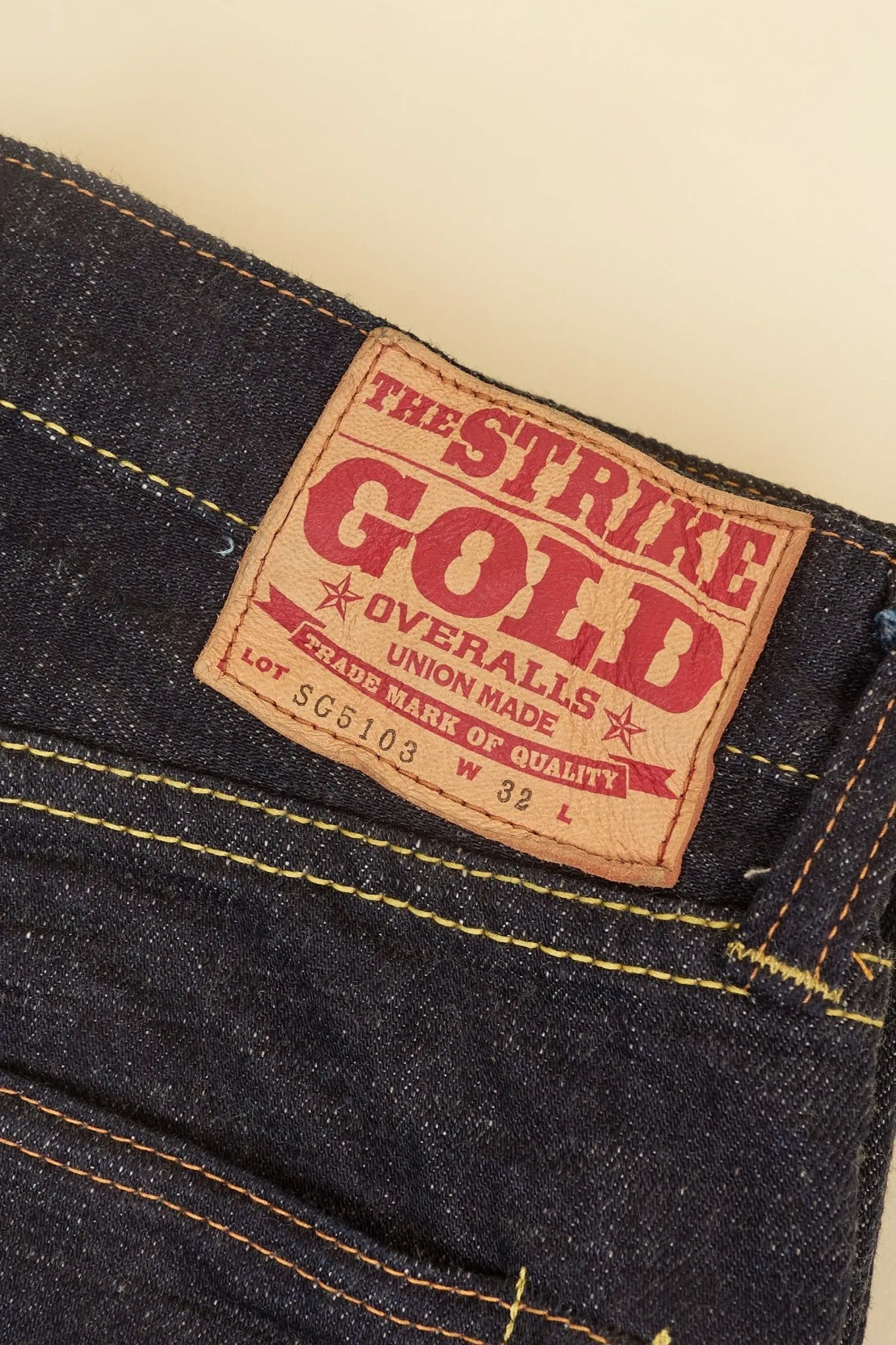 The Strike Gold 'Classic Series' 15oz Straight Selvedge Jeans