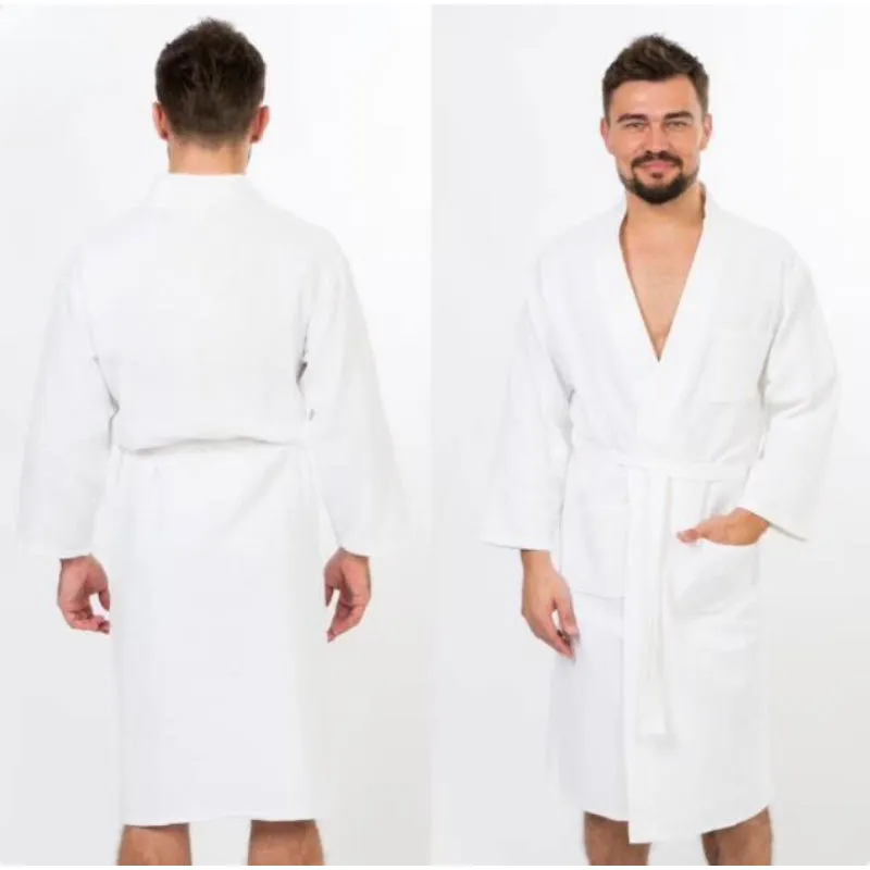 Unisex Customized Long Bathrobe