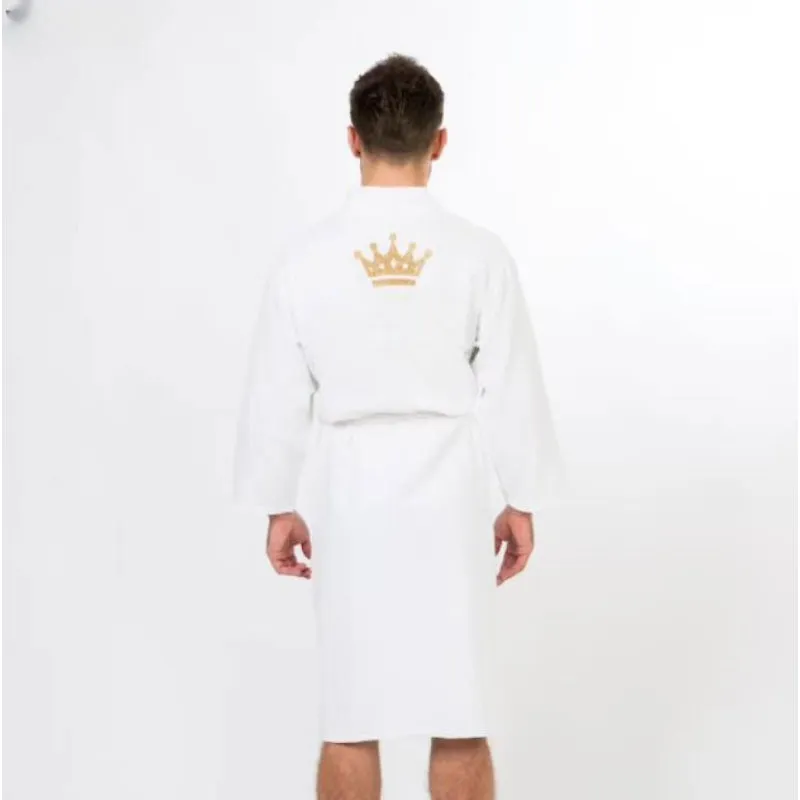 Unisex Customized Long Bathrobe