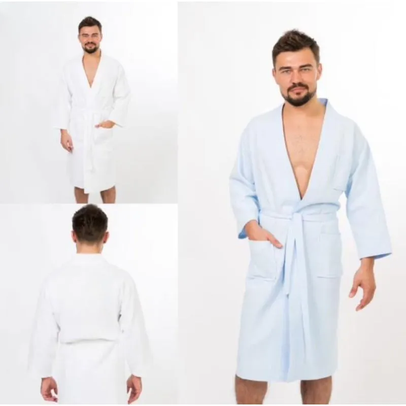 Unisex Customized Long Bathrobe