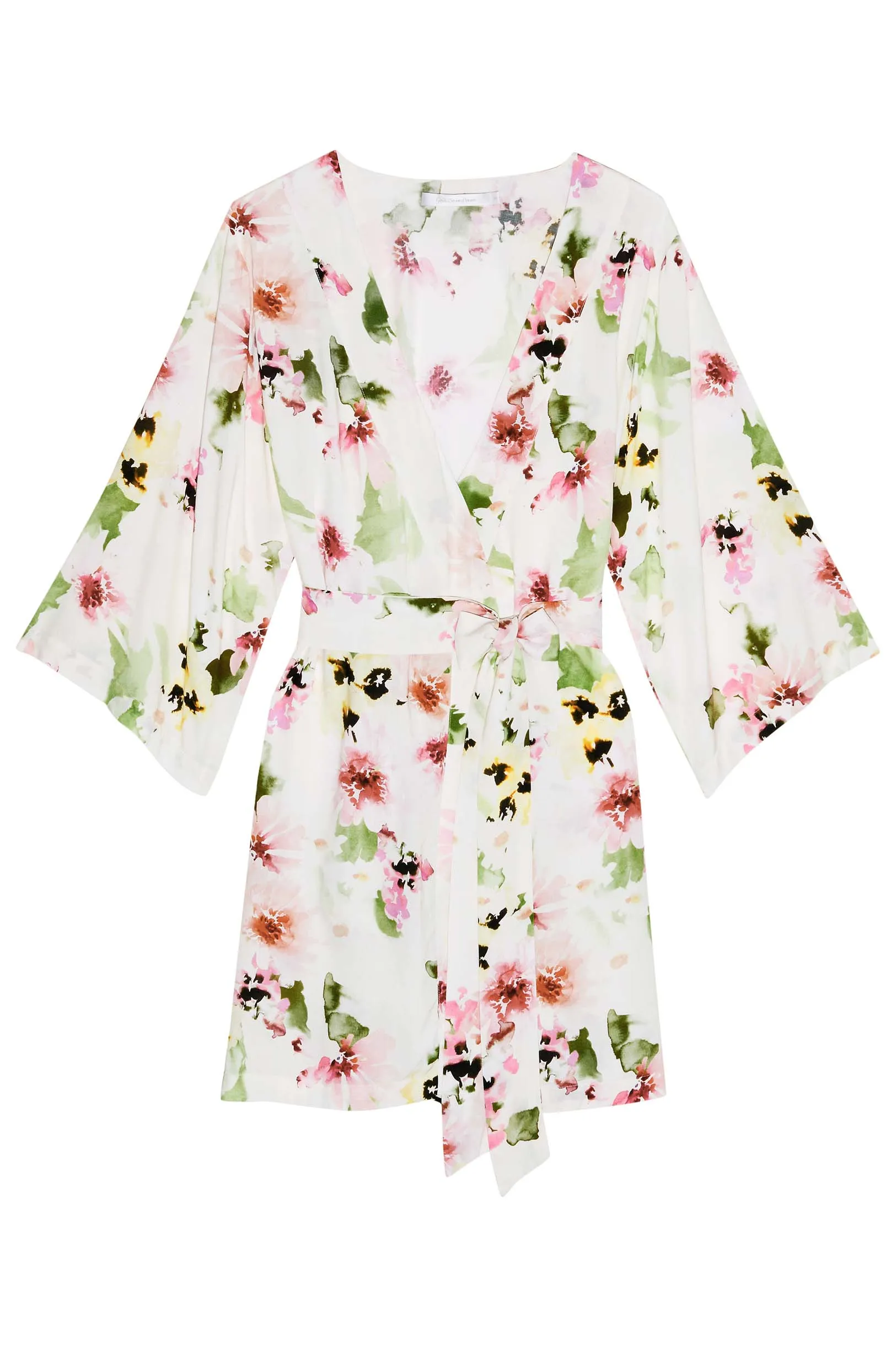 Watercolor Dreams Floral print Bridesmaids Robes Bridal party Kimono Robe