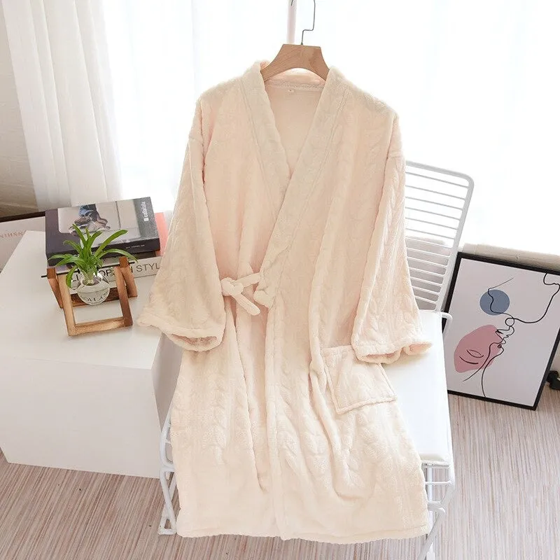 Winter Bathrobe For Women