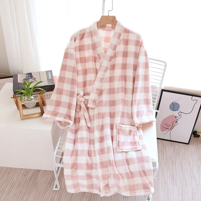 Winter Bathrobe For Women