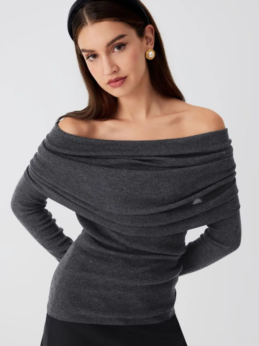 ZAFUL Women's Sexy Off Shoulder Tops