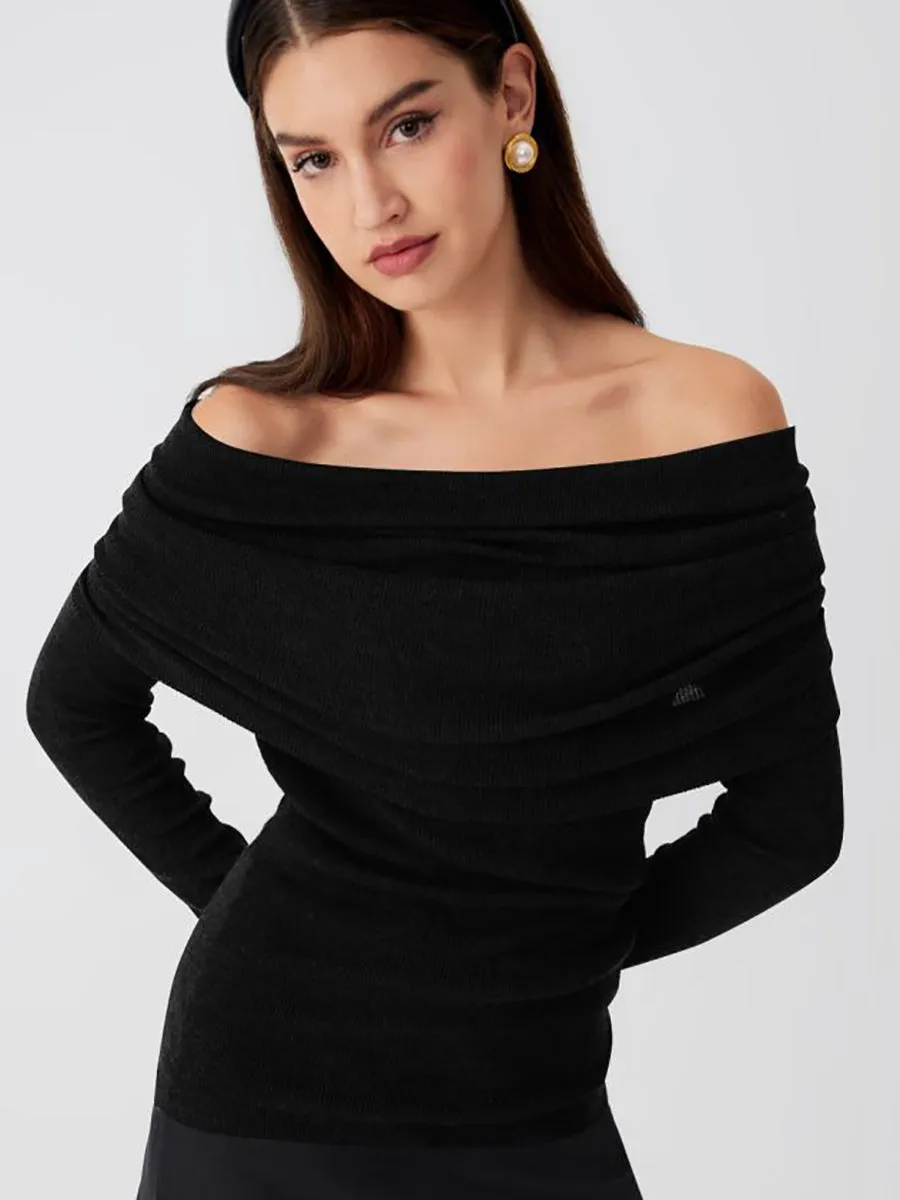 ZAFUL Women's Sexy Off Shoulder Tops